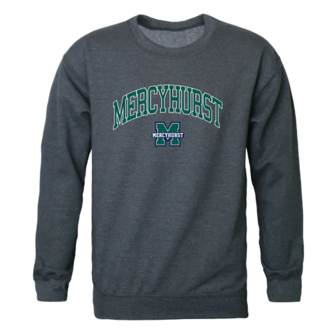 Mercyhurst University Lakers Campus Fleece Crewneck Pullover Sweatshirt