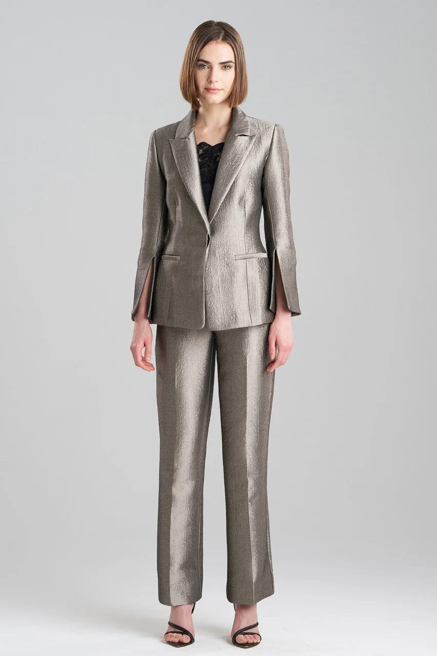 Metallic Jacquard Blazer