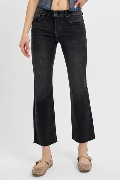 Midnight Chic Cropped Flares