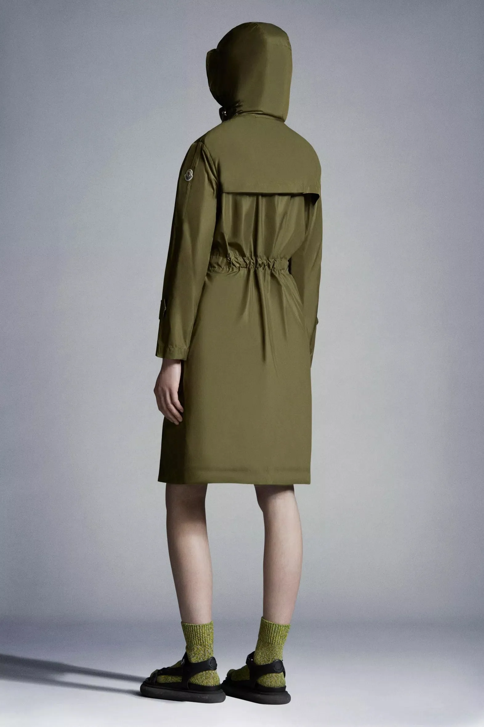 MONCLER HIENGU RAIN COAT KHAKI