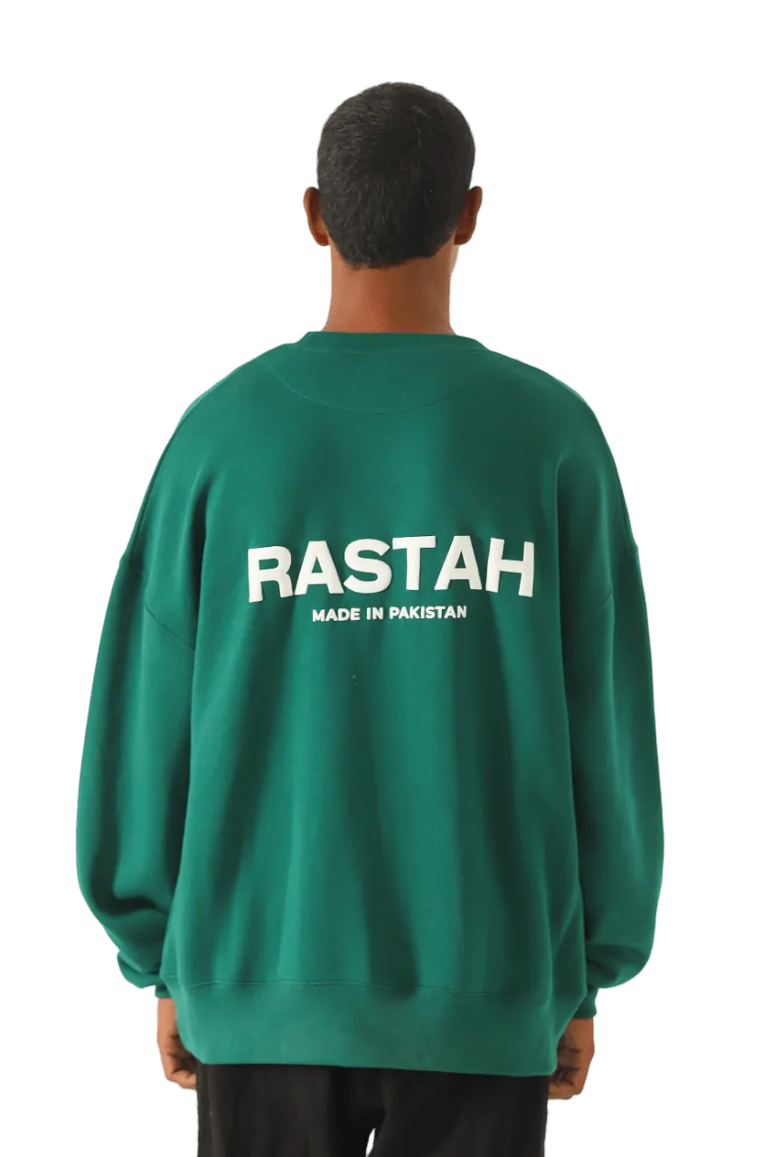 moss green made in pak sweatshirt (v1)