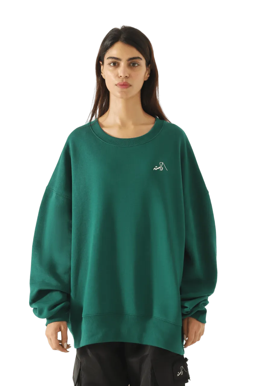 moss green made in pak sweatshirt (v1)
