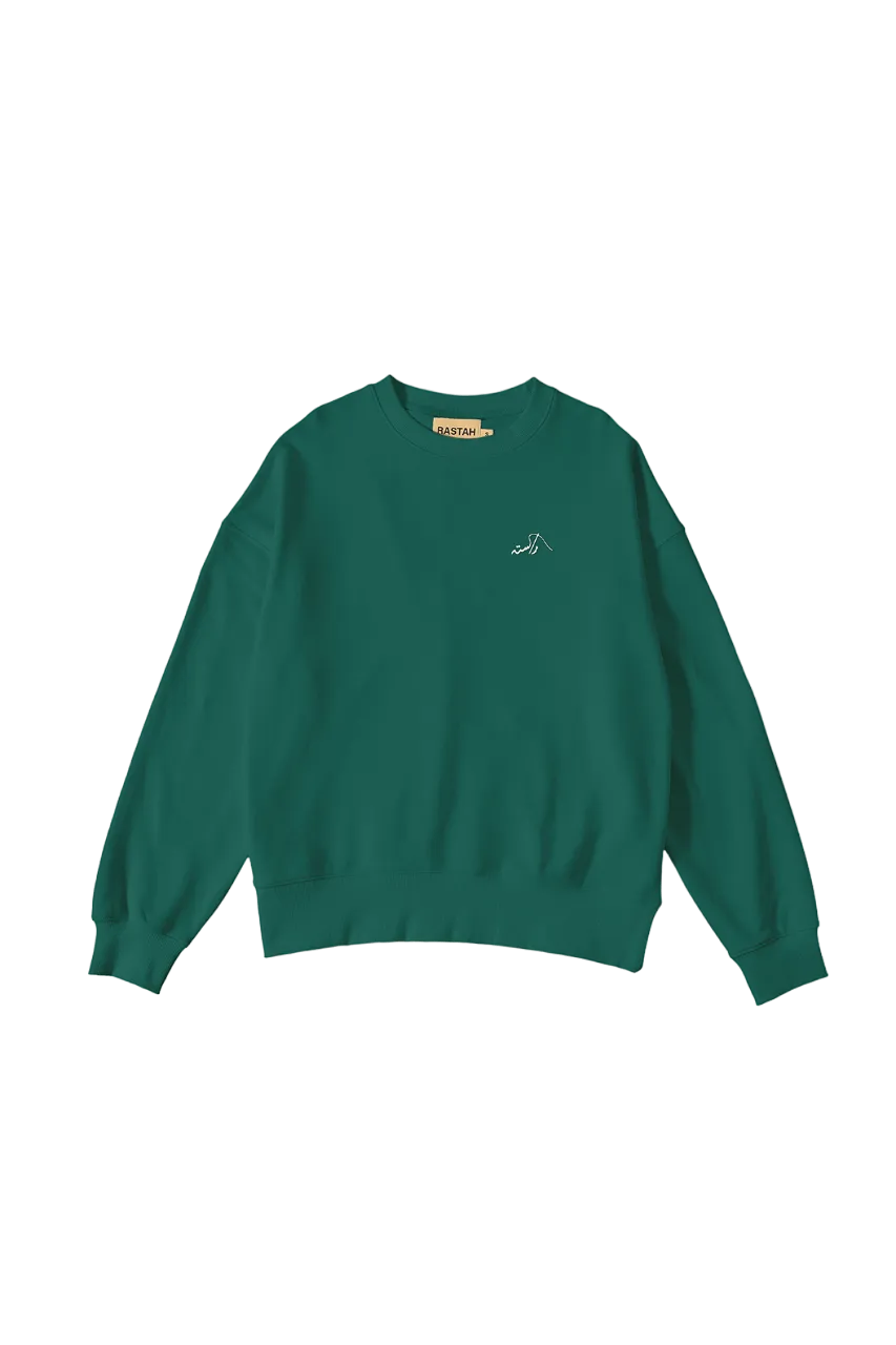 moss green made in pak sweatshirt (v1)