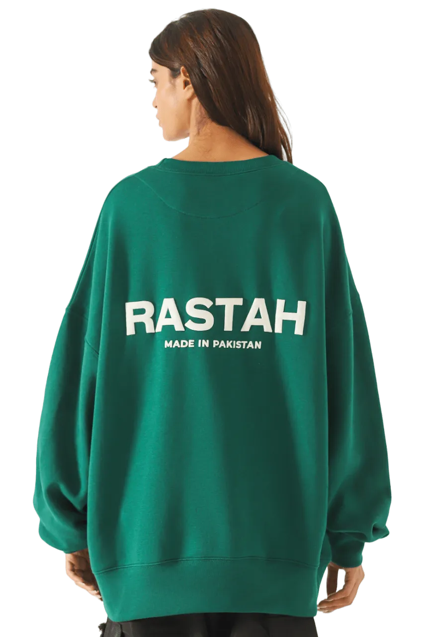 moss green made in pak sweatshirt (v1)