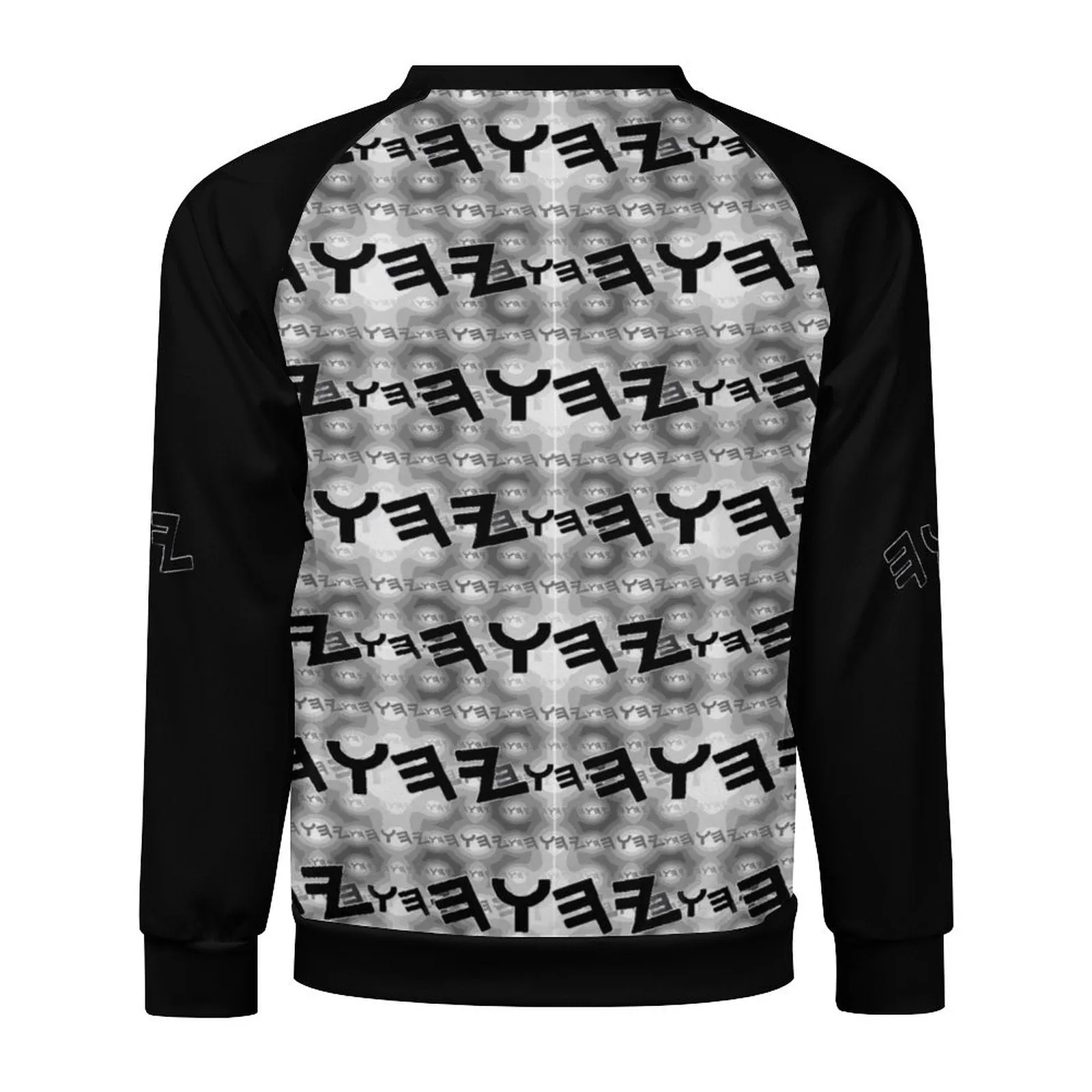 Most High God - Yahuah 01-01 Black Men's Designer Raglan Sweatshirt