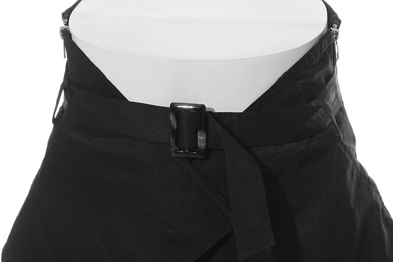 Pleated Solid Color Wild Skirt