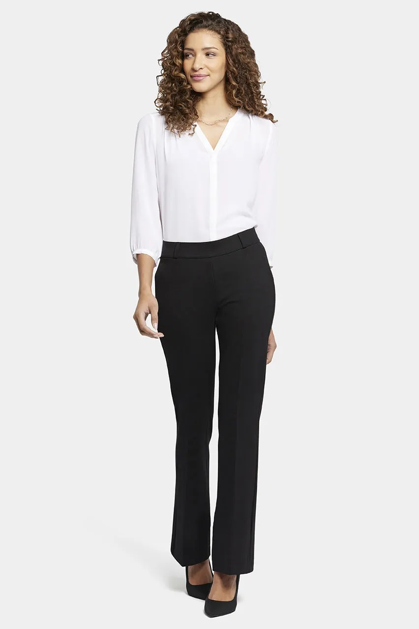 Pull-On Flared Trouser Pants Sculpt-Her™ Collection | Black