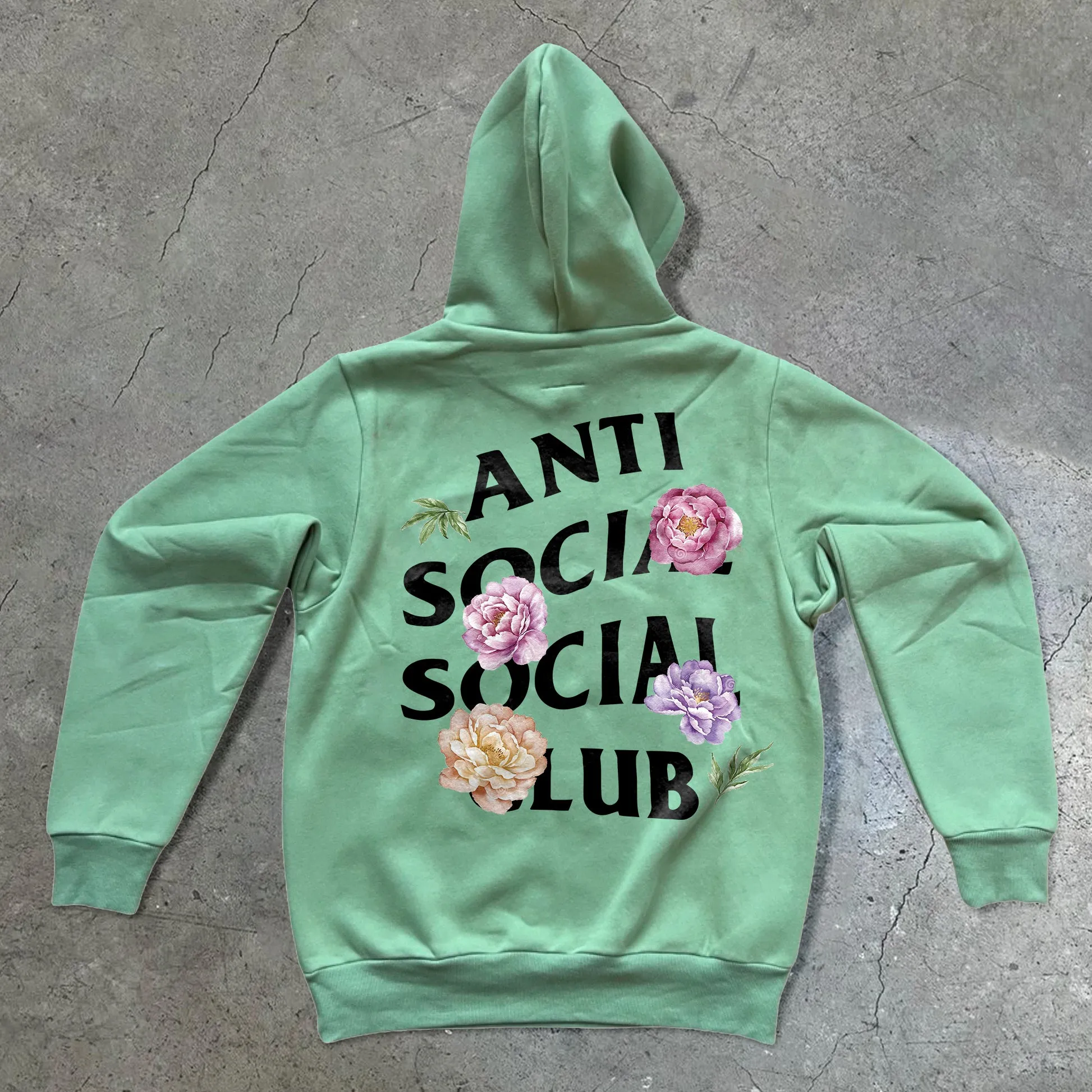Retro Casual Print Trendy Hoodie