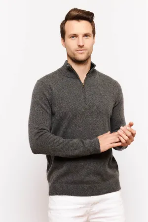 Ricky Cashmere Sweater in Charcoal