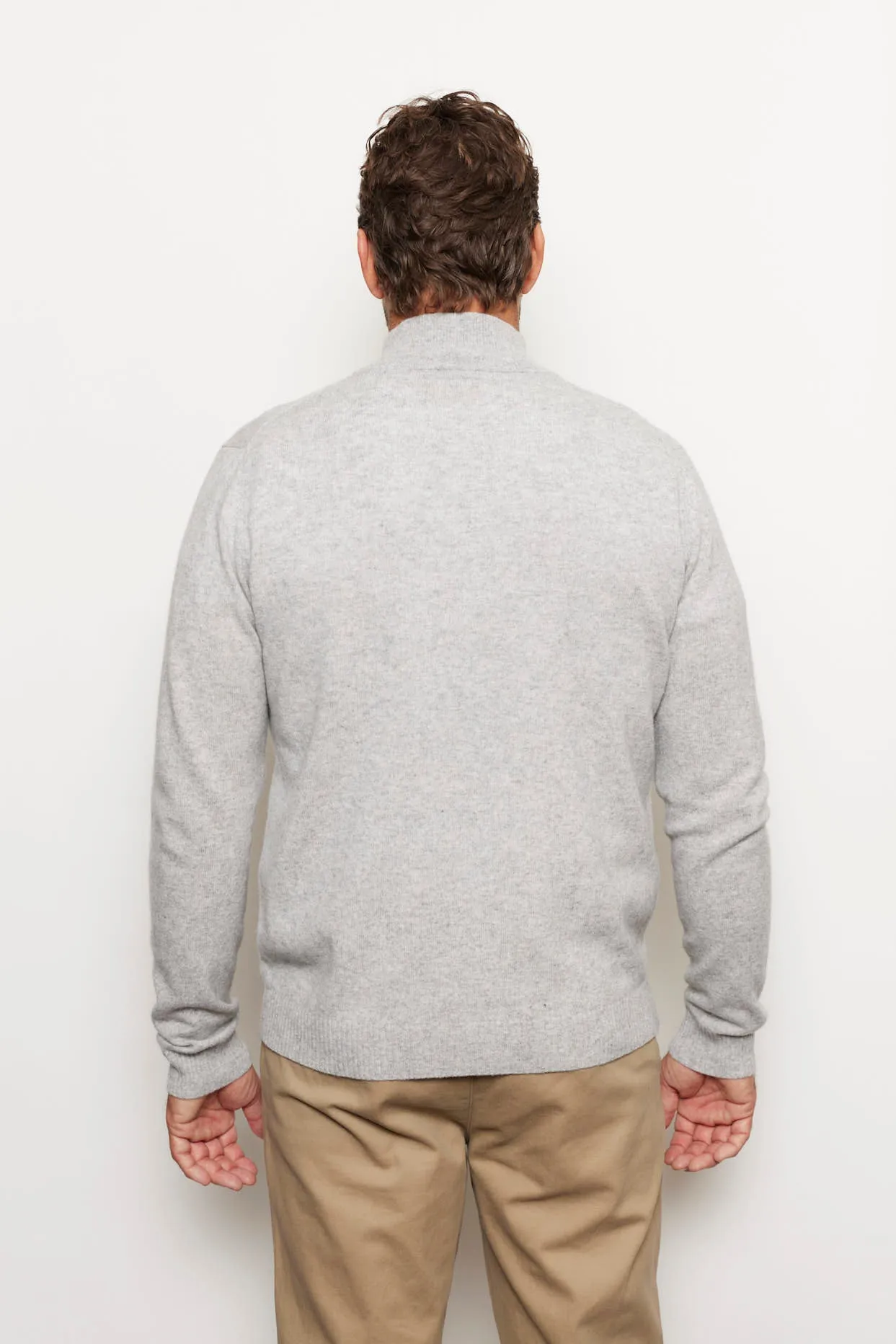 Ricky Cashmere Sweater in Grey