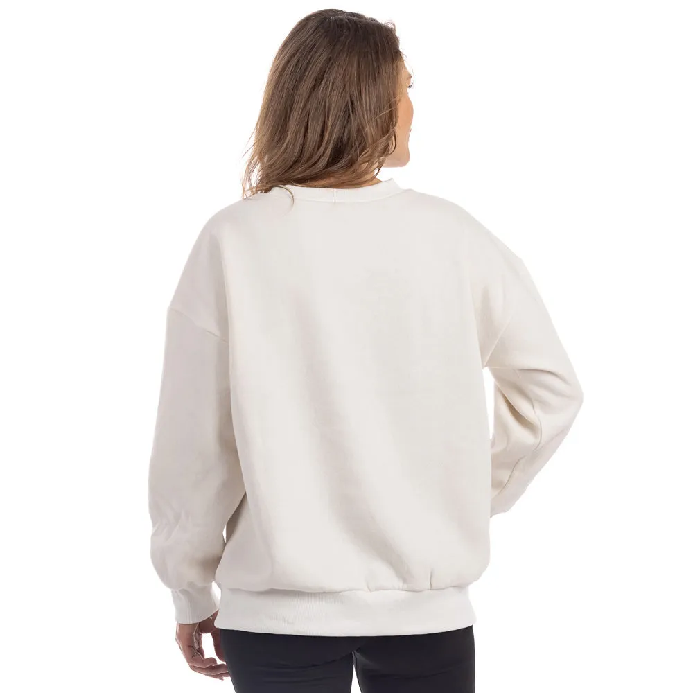 Santa Happy Face Crewneck Wholesale Sweatshirt