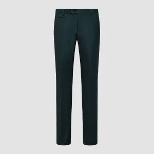 Savile Row Tailored Fit Mens Jesse Trouser in Green Pure Wool