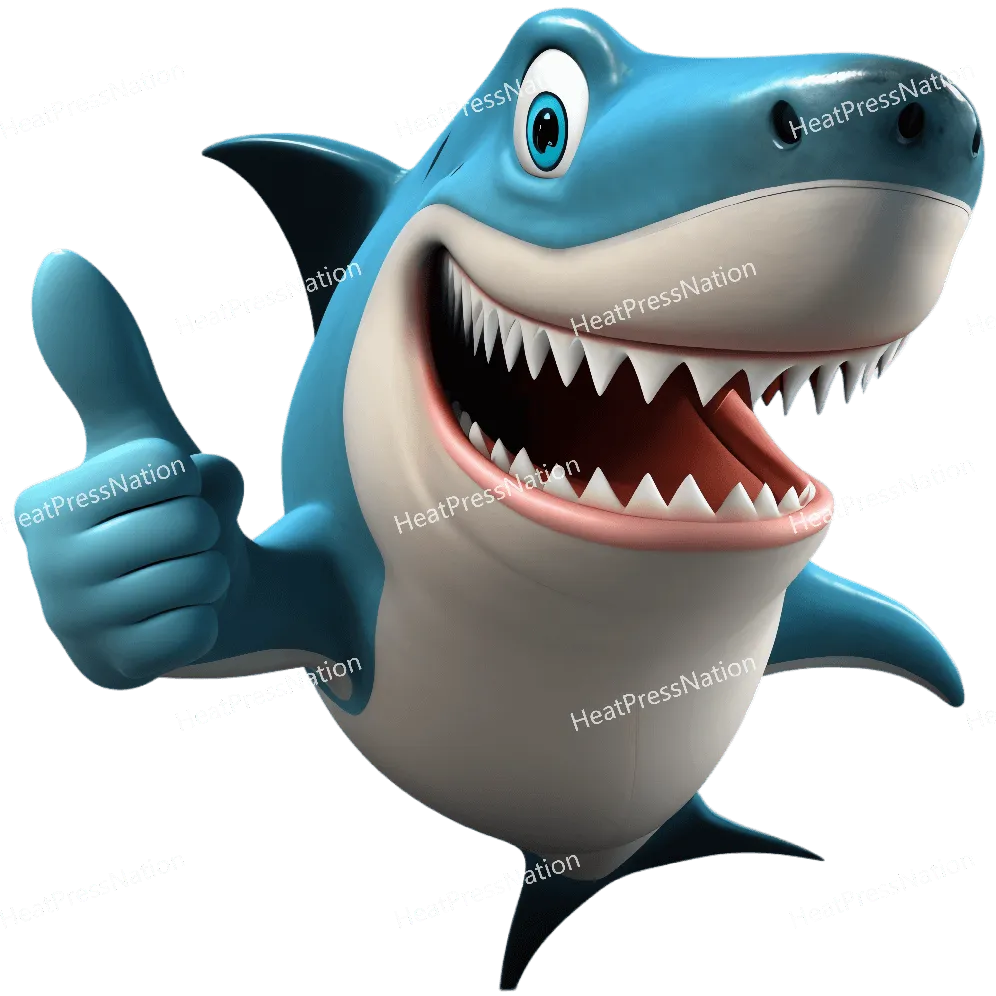 Shark Thumbs Up Design