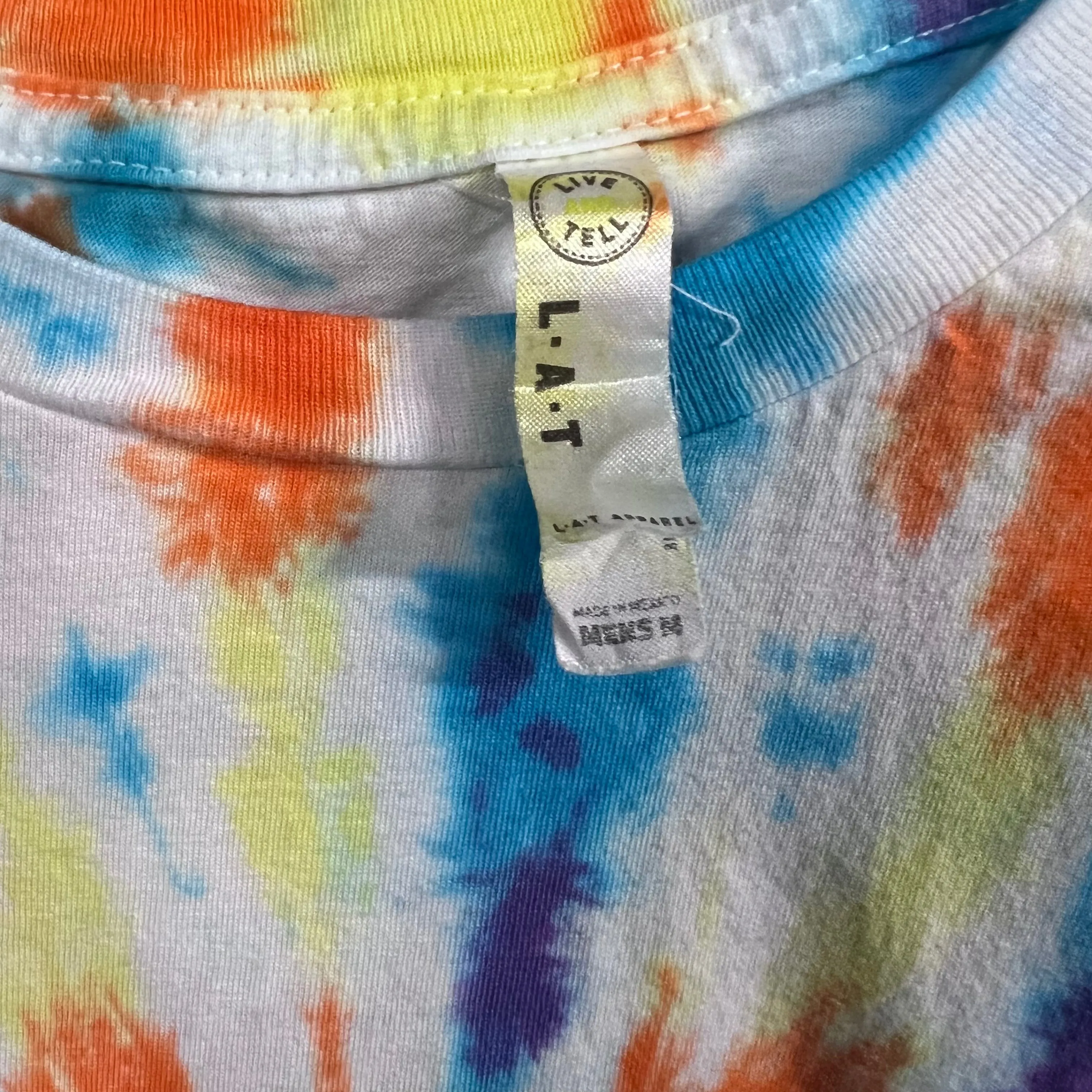 Tie Dyed by Eloise OOAK Mens M shirt