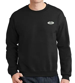 Trendy Apparel Shop Established 1961 Embroidered Crewneck Sweatshirt - Black - Large