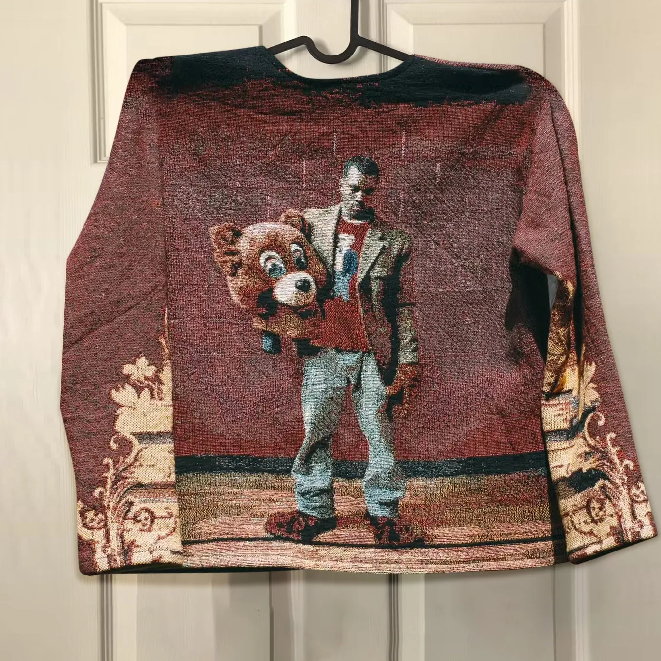 Trendy retro street hip-hop printed sweatshirt