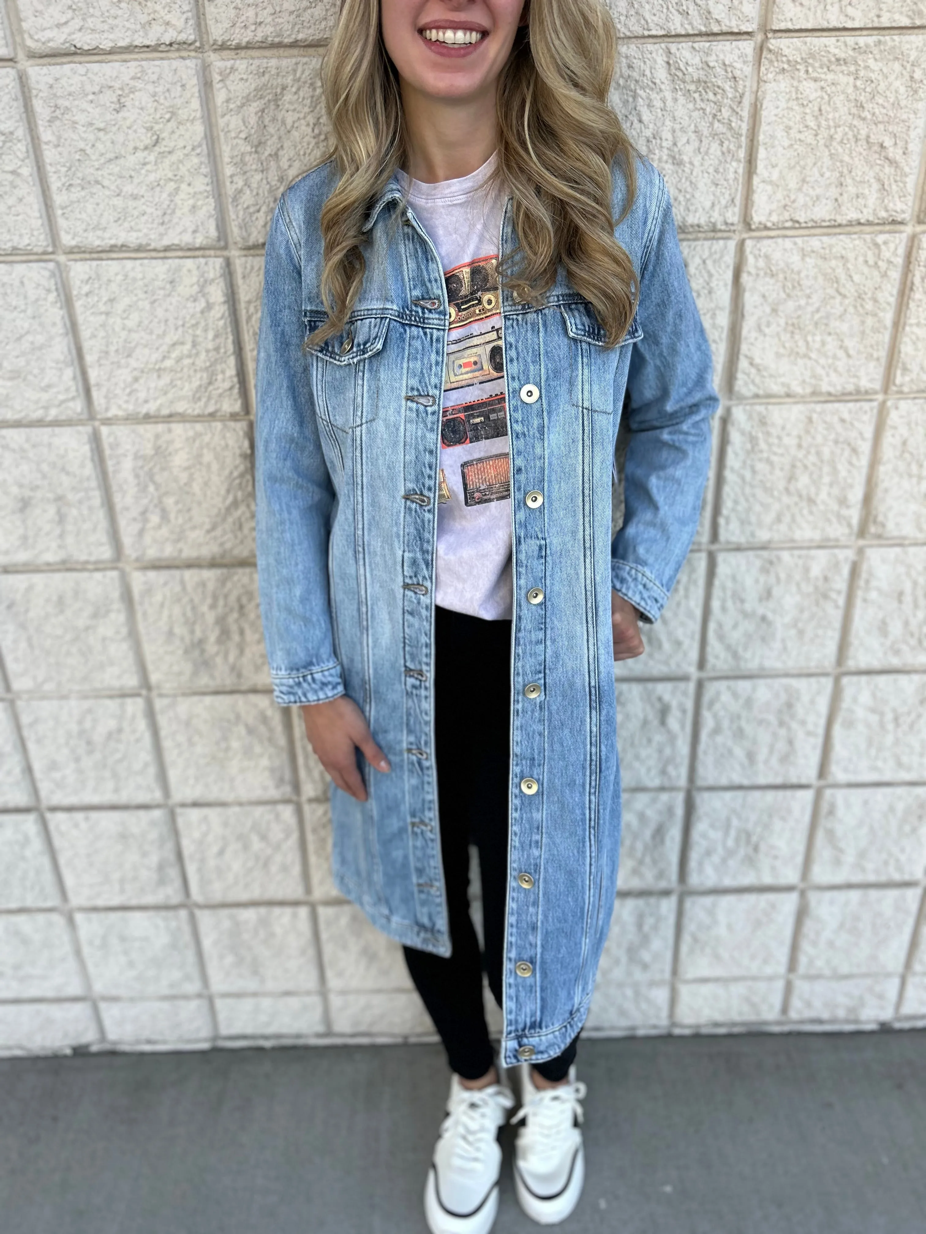 Tribal Denim Duster
