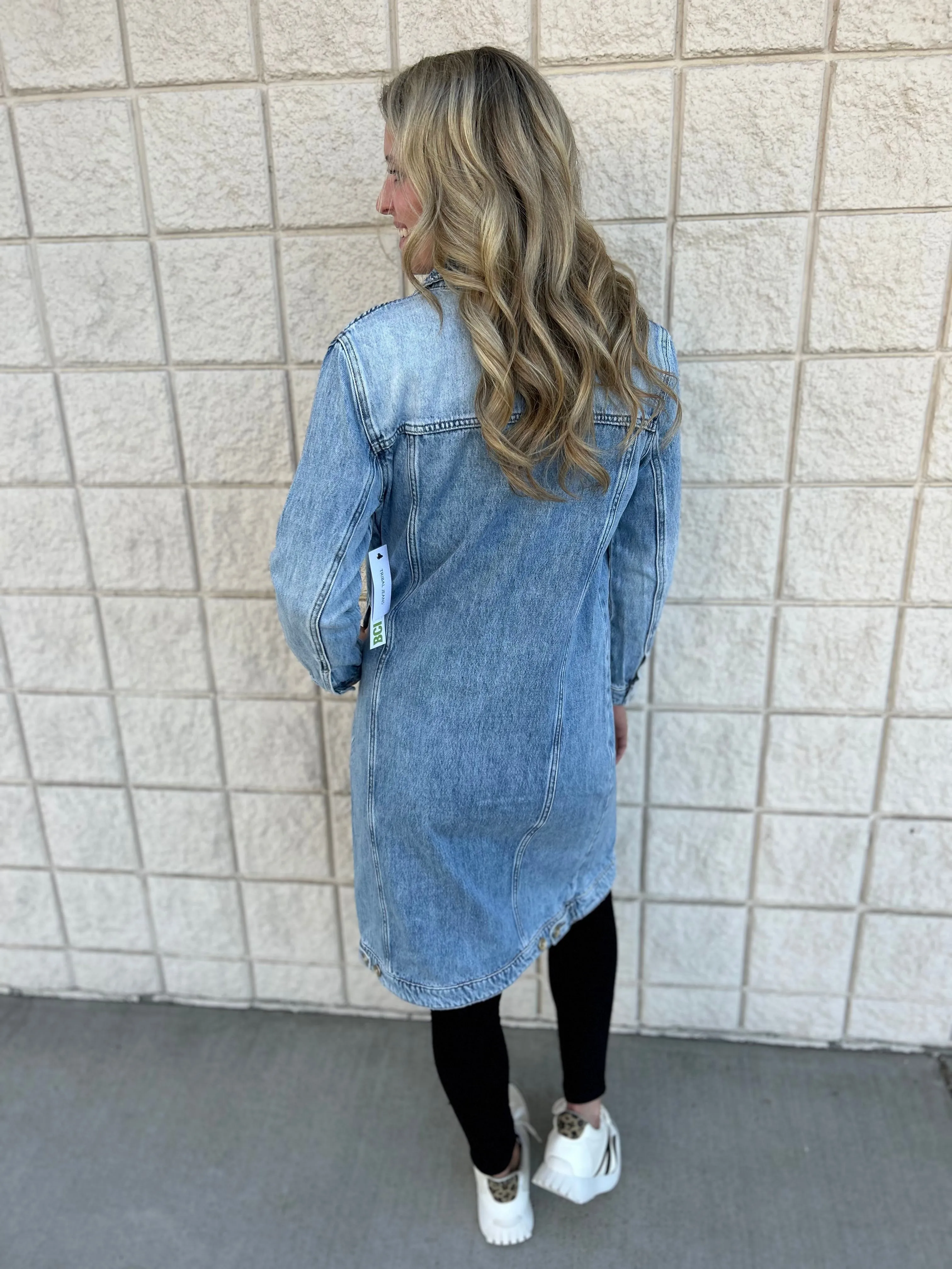 Tribal Denim Duster