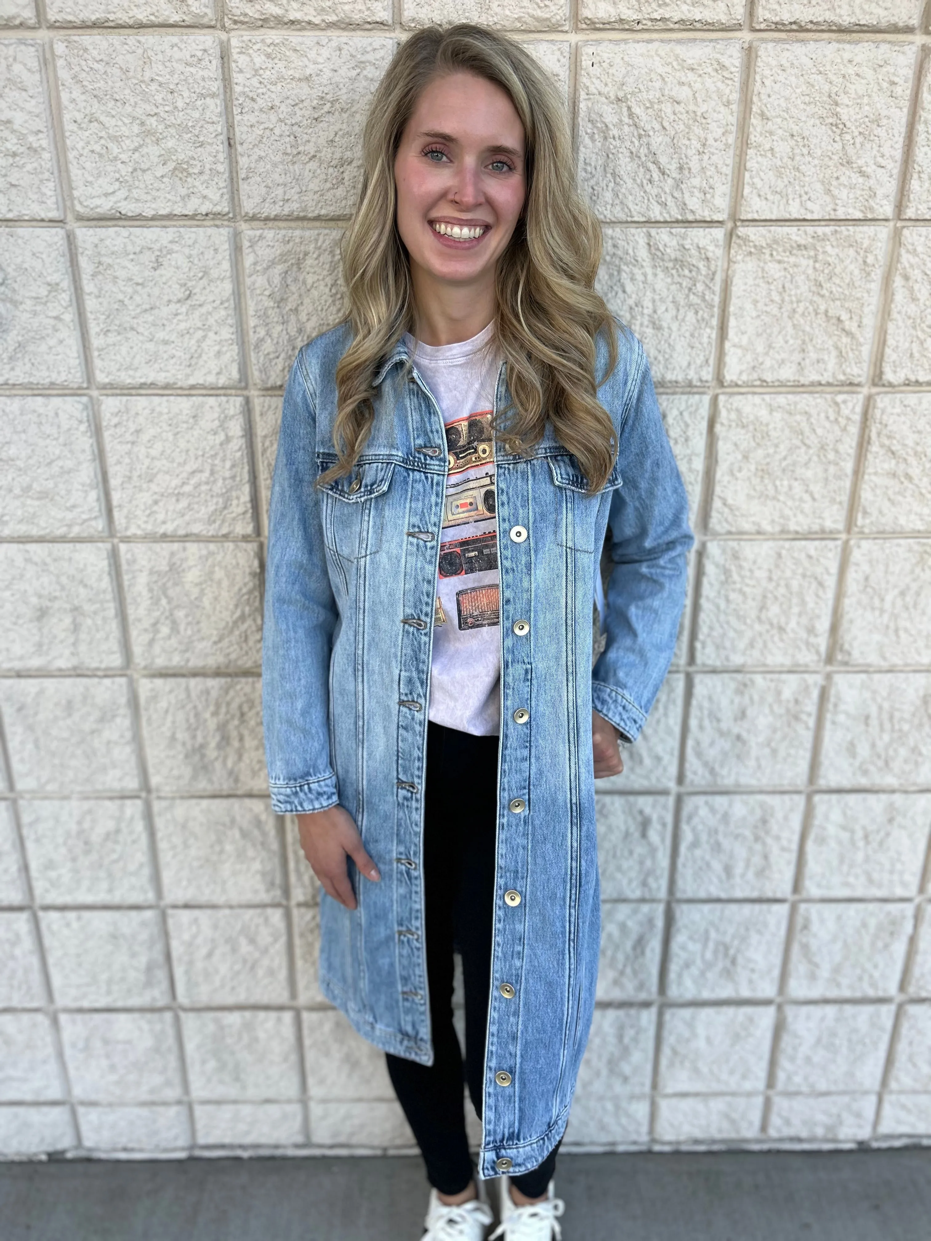 Tribal Denim Duster