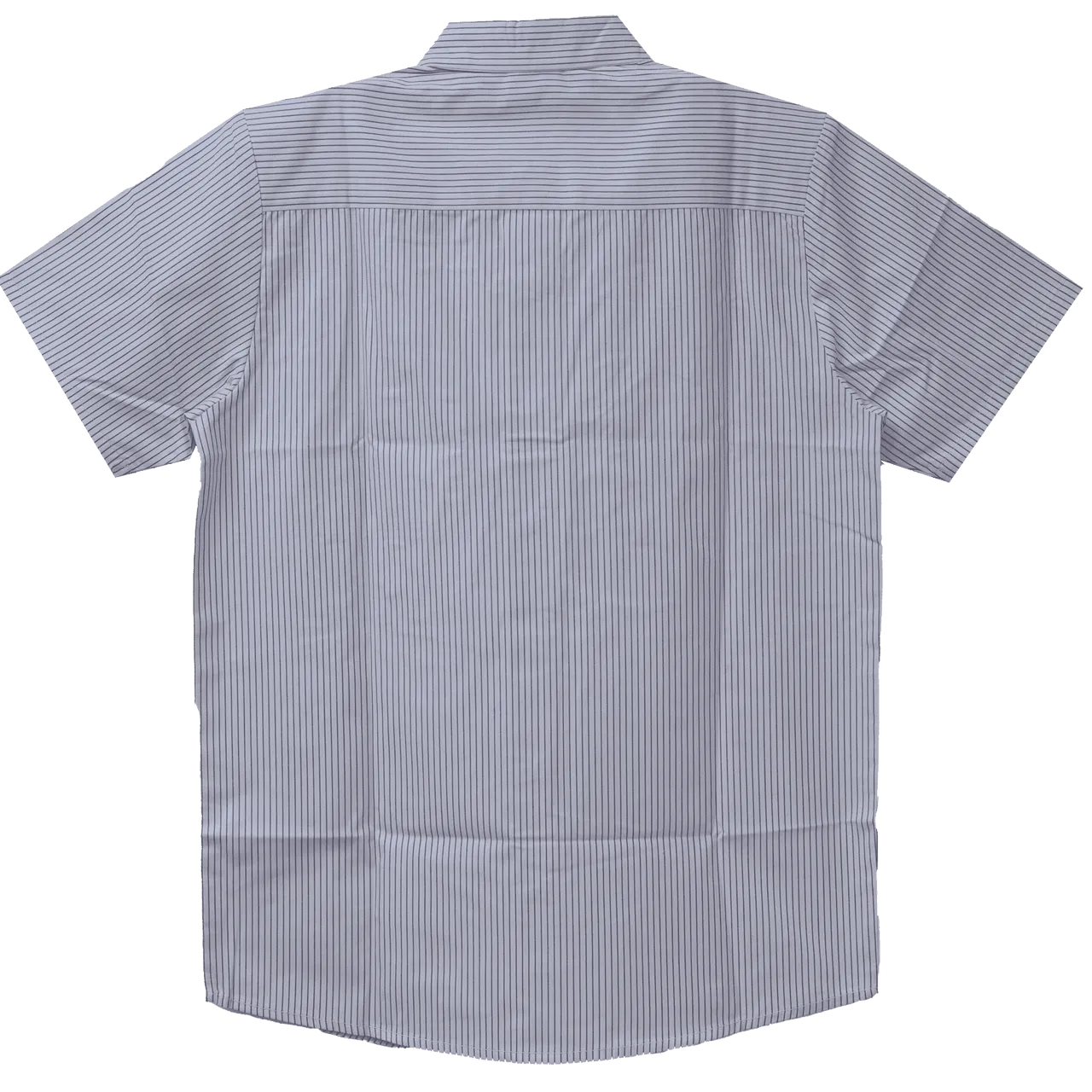 Vance - Men's White Work Shirts with Grey Strips