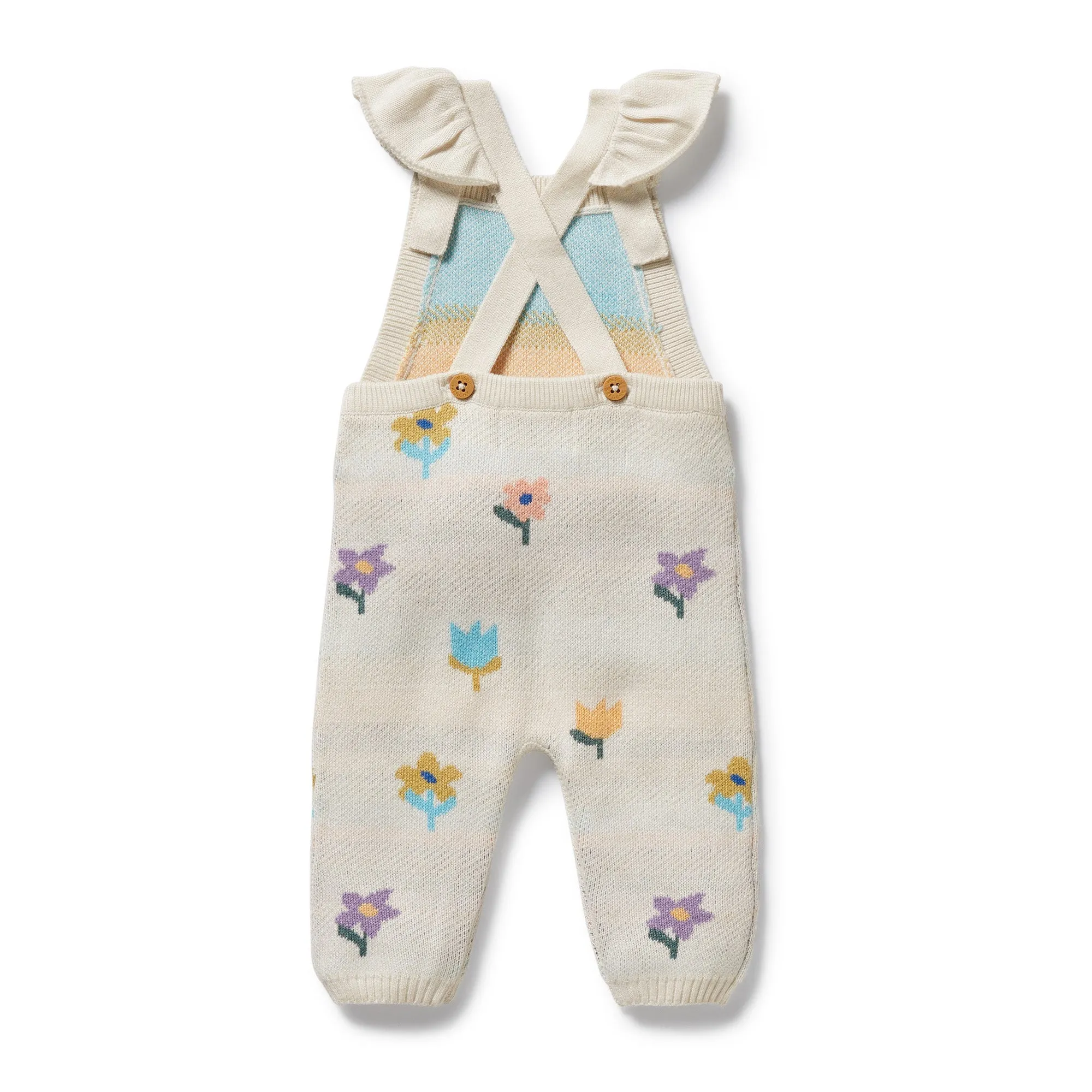 Wilson & Frenchy - Flower Pop Organic Knitted Jacquard Overall