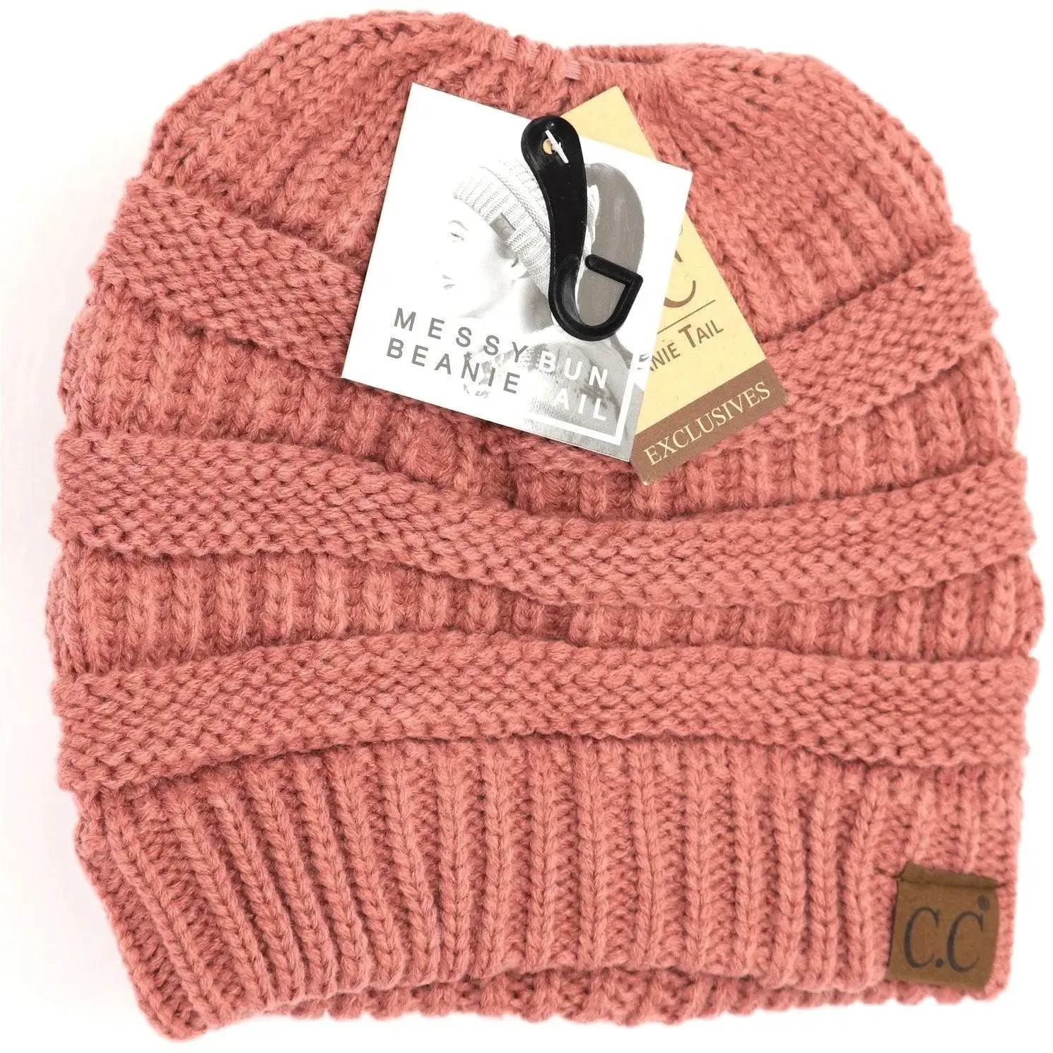 Women’s Beanie Tail CC Beanie – The Original Messy Bun Beanie