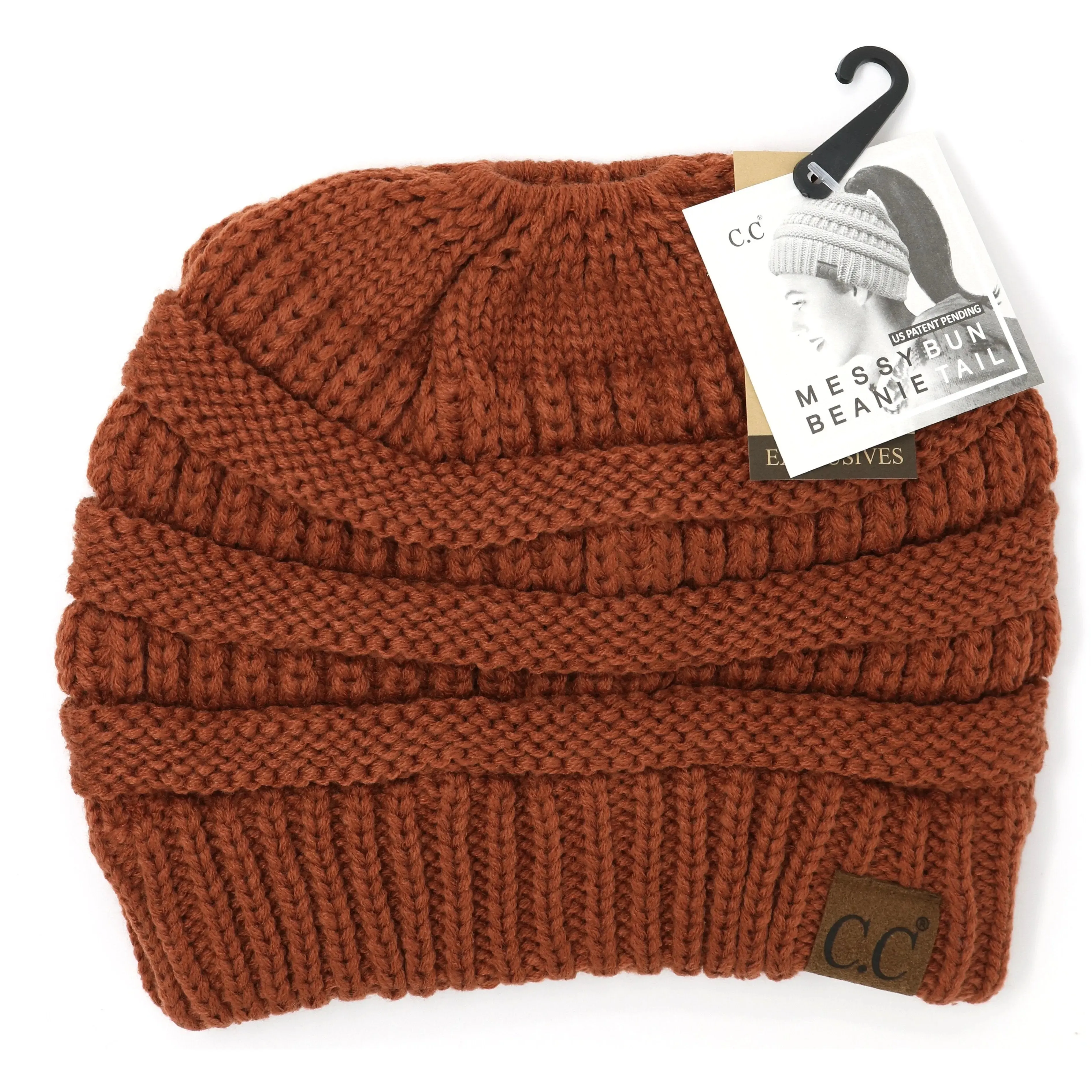 Women’s Beanie Tail CC Beanie – The Original Messy Bun Beanie