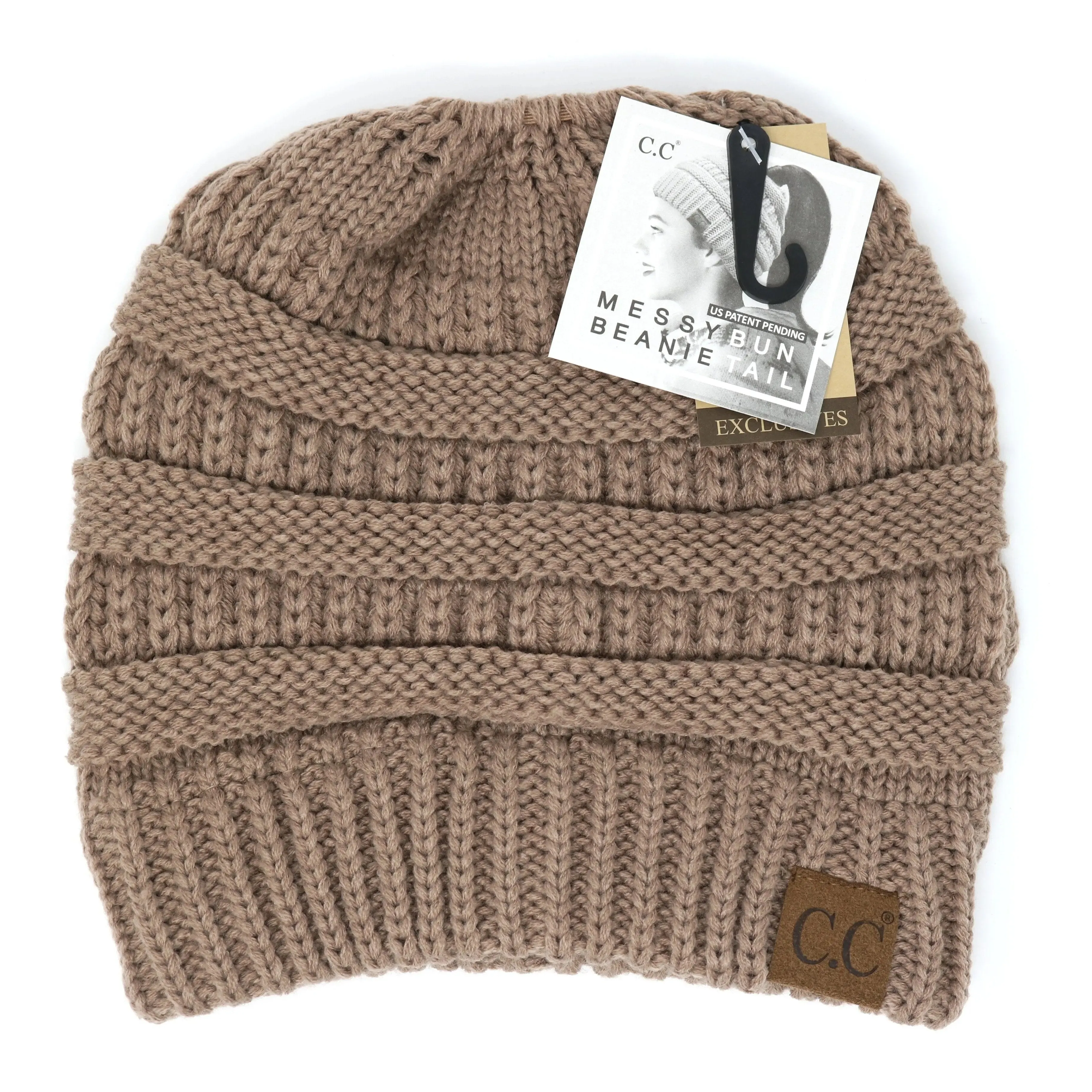 Women’s Beanie Tail CC Beanie – The Original Messy Bun Beanie