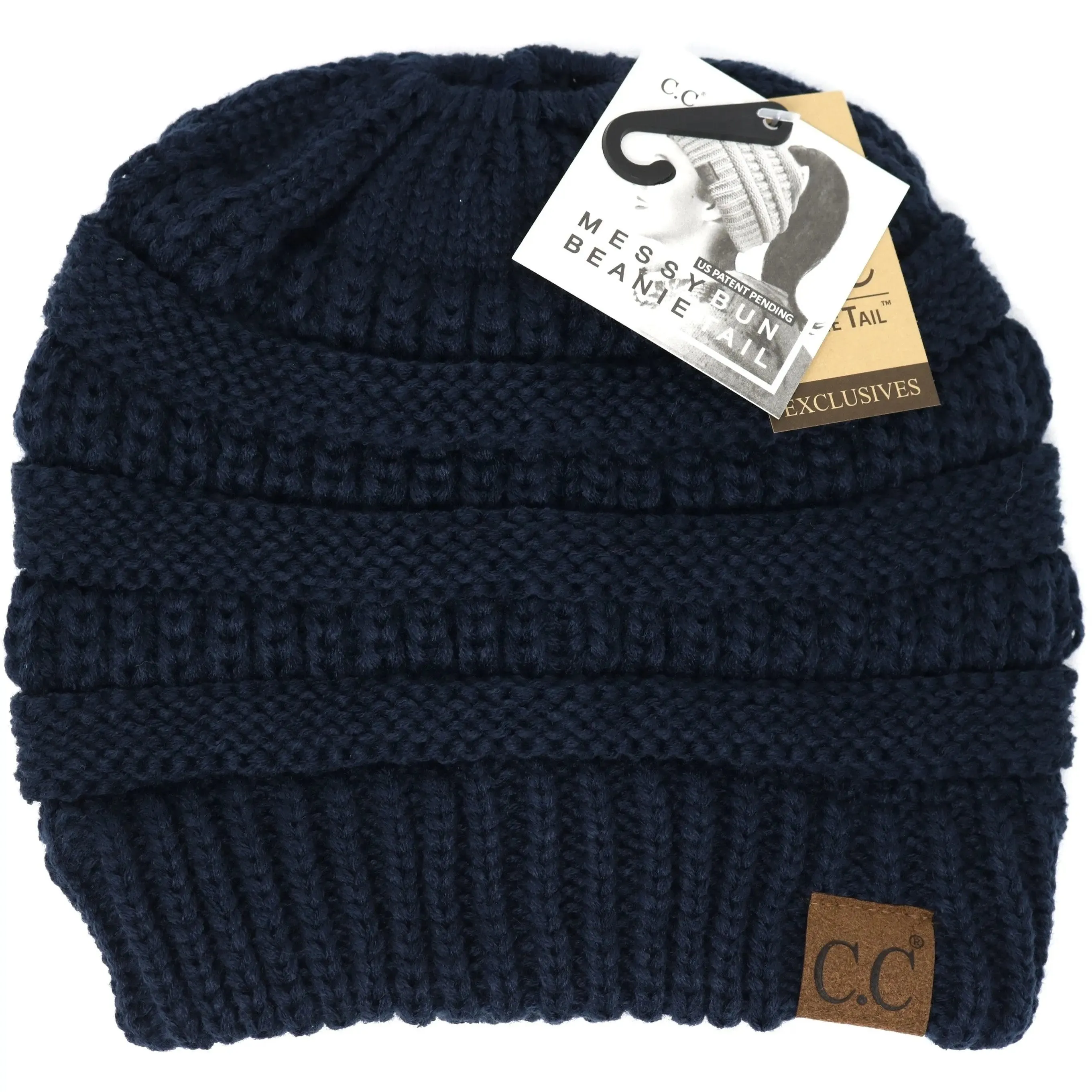 Women’s Beanie Tail CC Beanie – The Original Messy Bun Beanie
