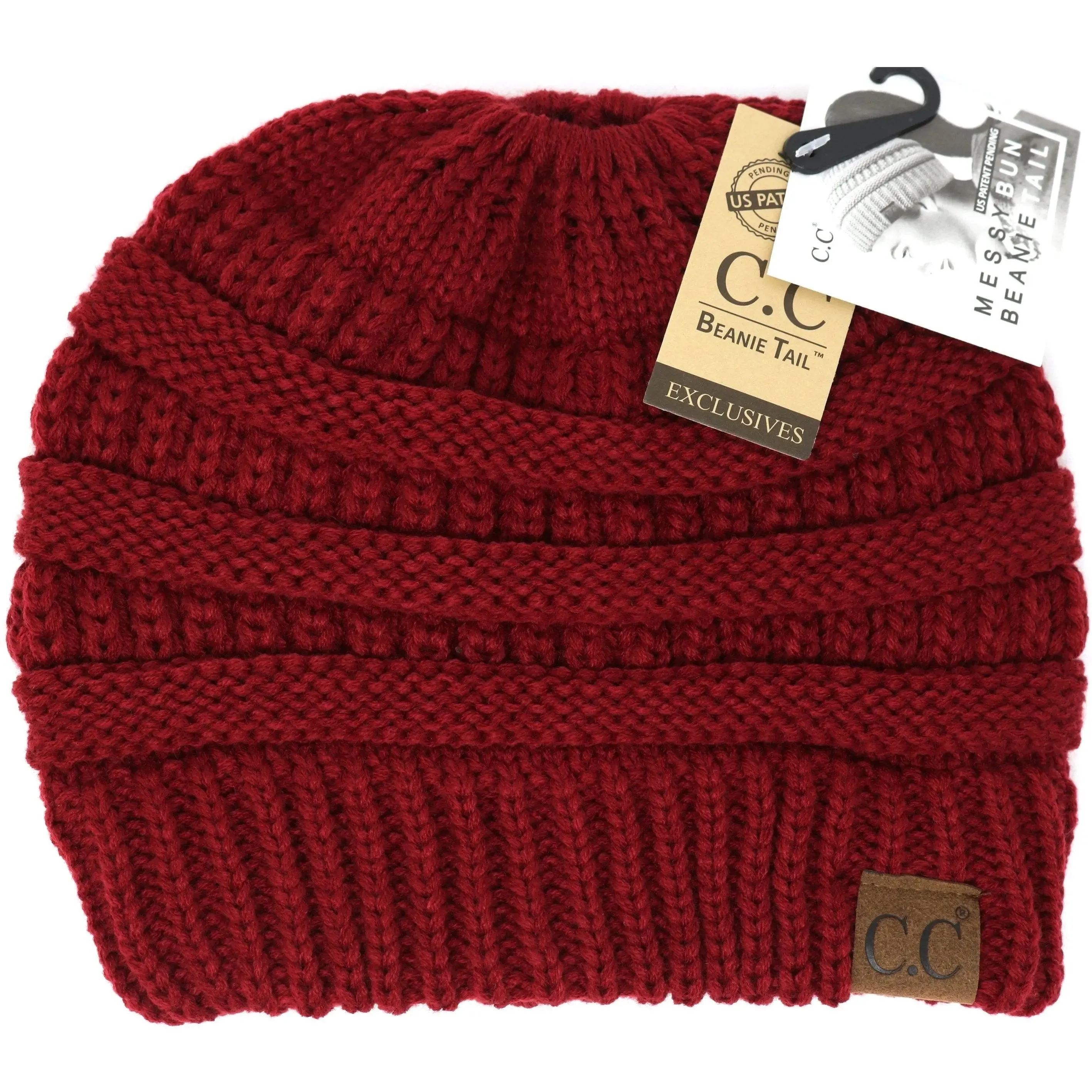 Women’s Beanie Tail CC Beanie – The Original Messy Bun Beanie