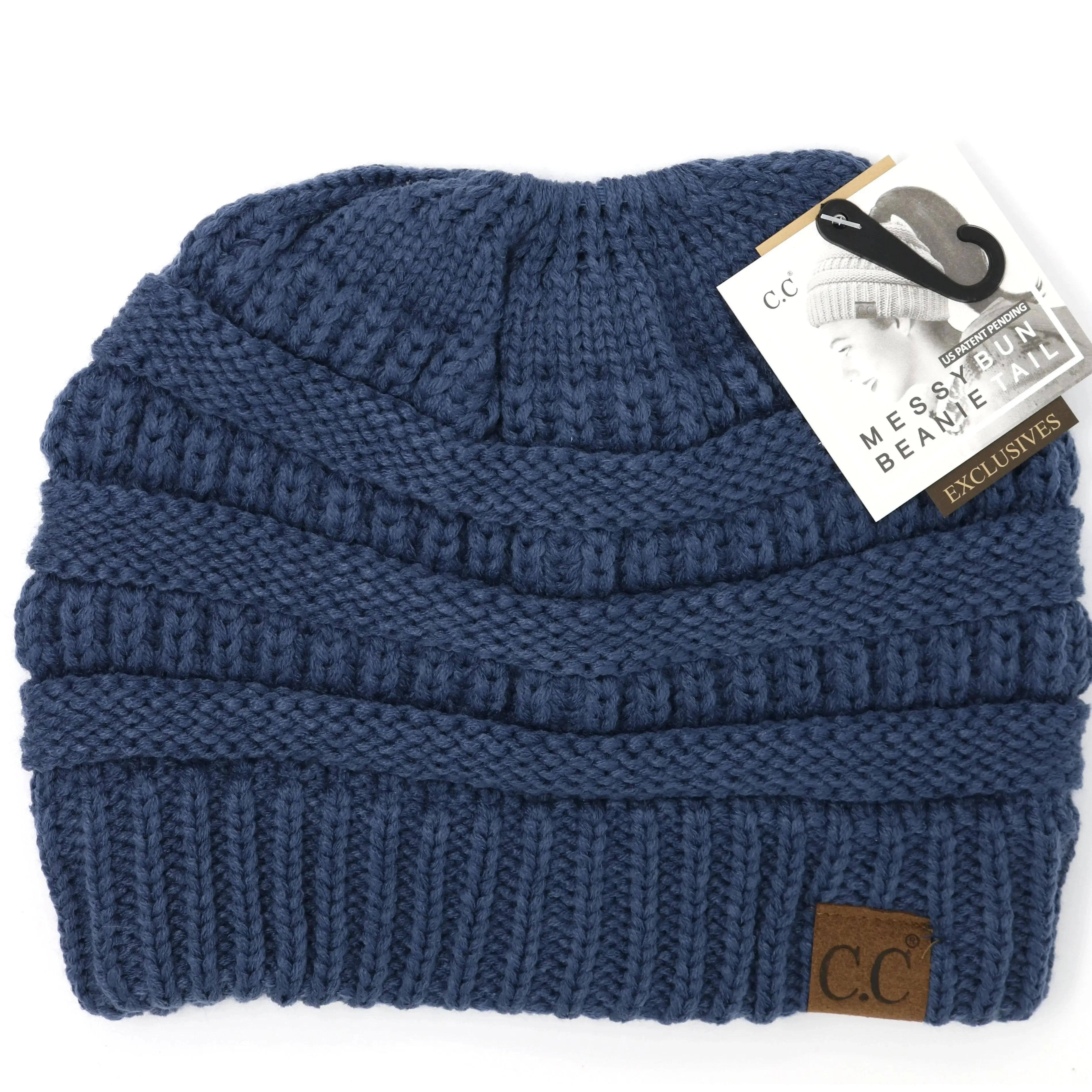 Women’s Beanie Tail CC Beanie – The Original Messy Bun Beanie