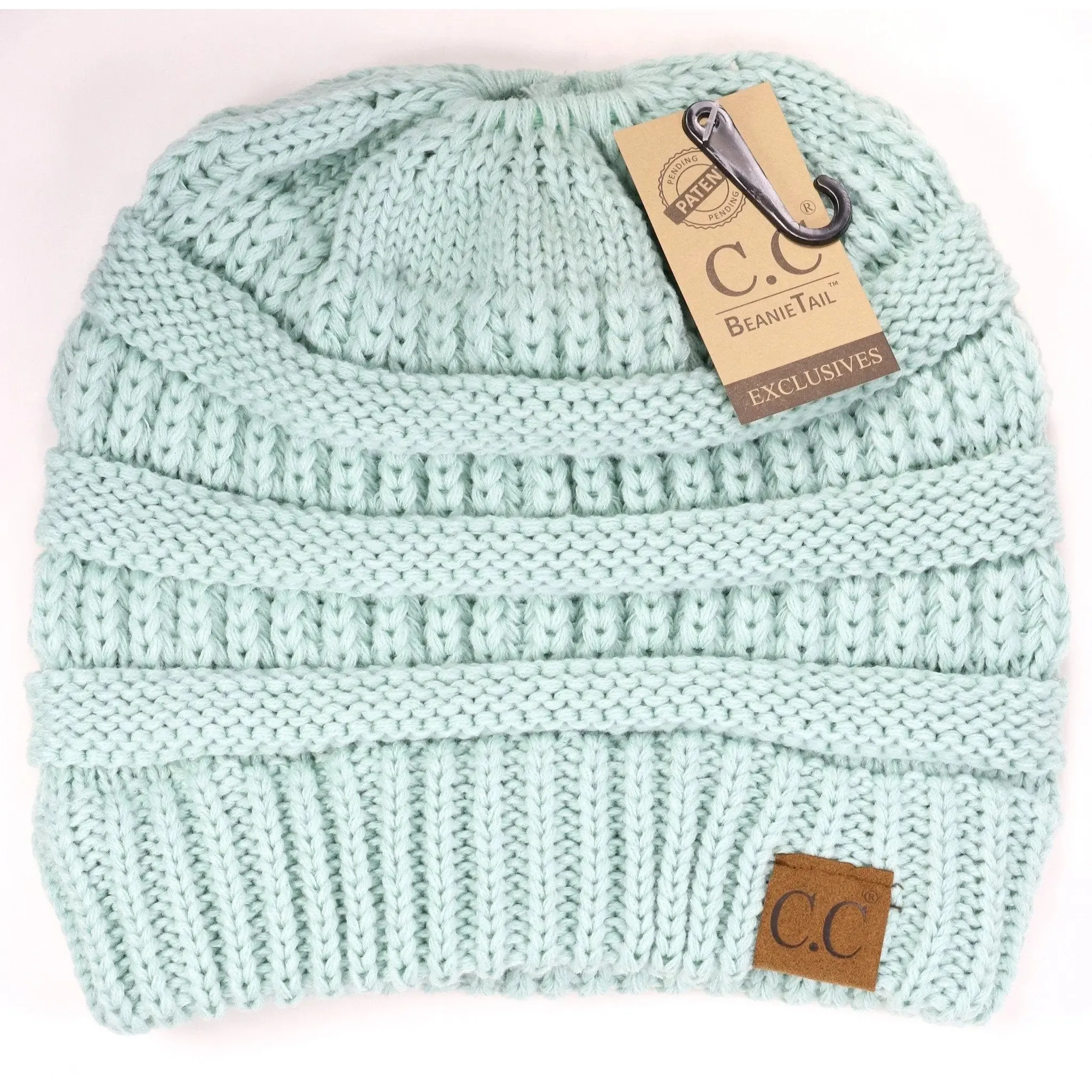 Women’s Beanie Tail CC Beanie – The Original Messy Bun Beanie