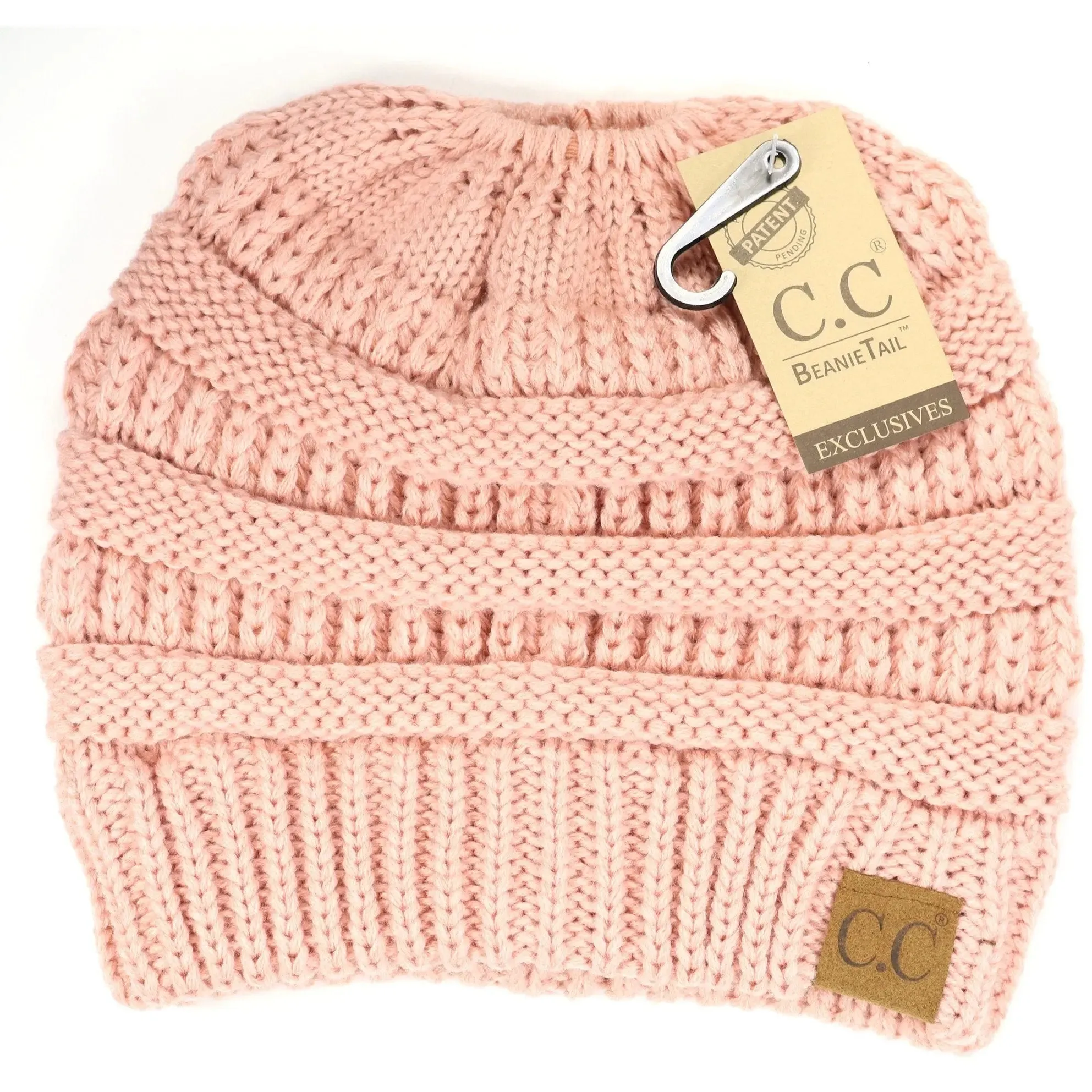 Women’s Beanie Tail CC Beanie – The Original Messy Bun Beanie