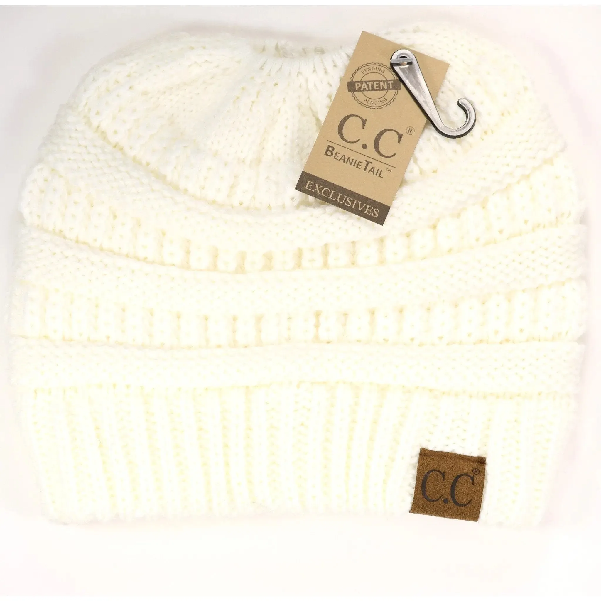 Women’s Beanie Tail CC Beanie – The Original Messy Bun Beanie