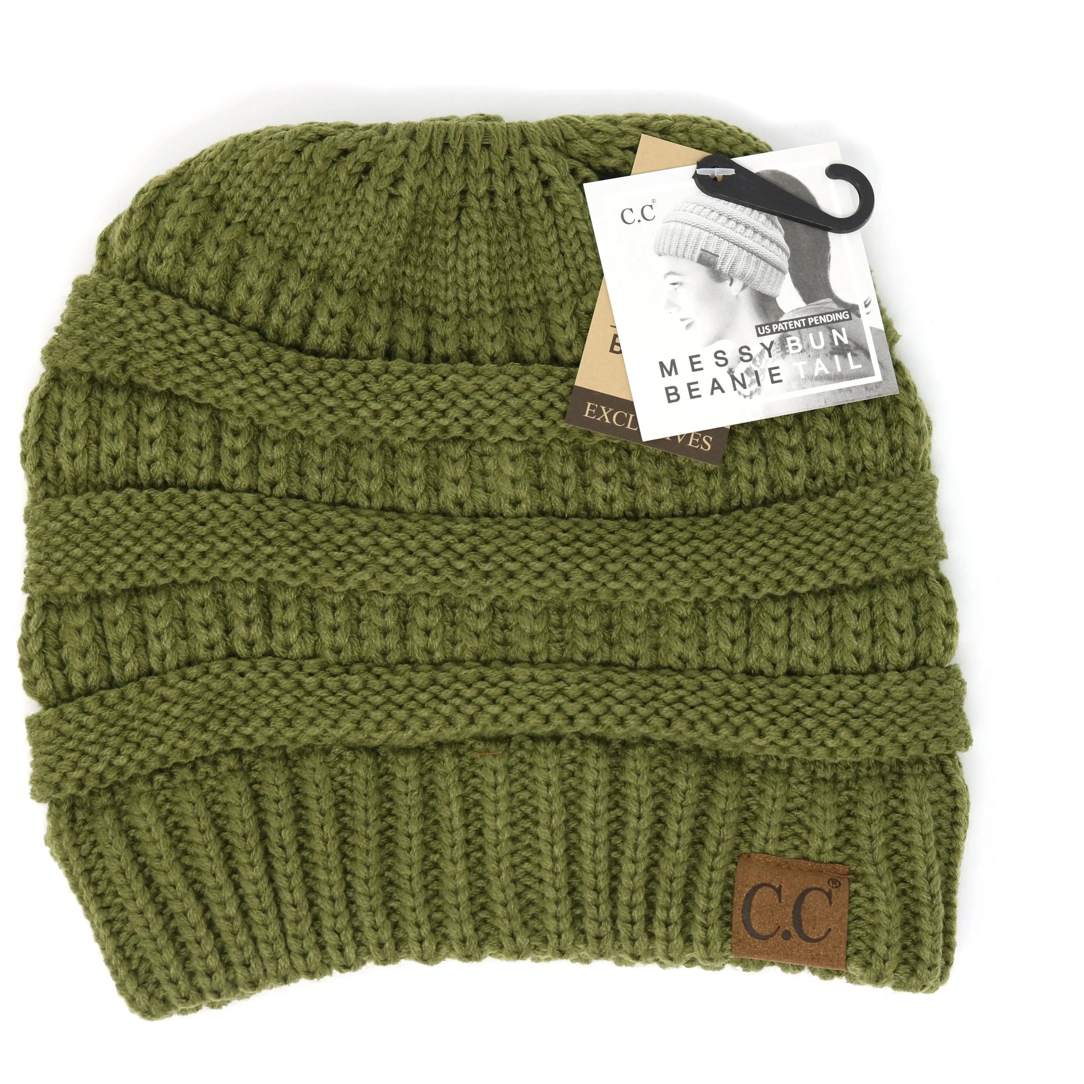 Women’s Beanie Tail CC Beanie – The Original Messy Bun Beanie