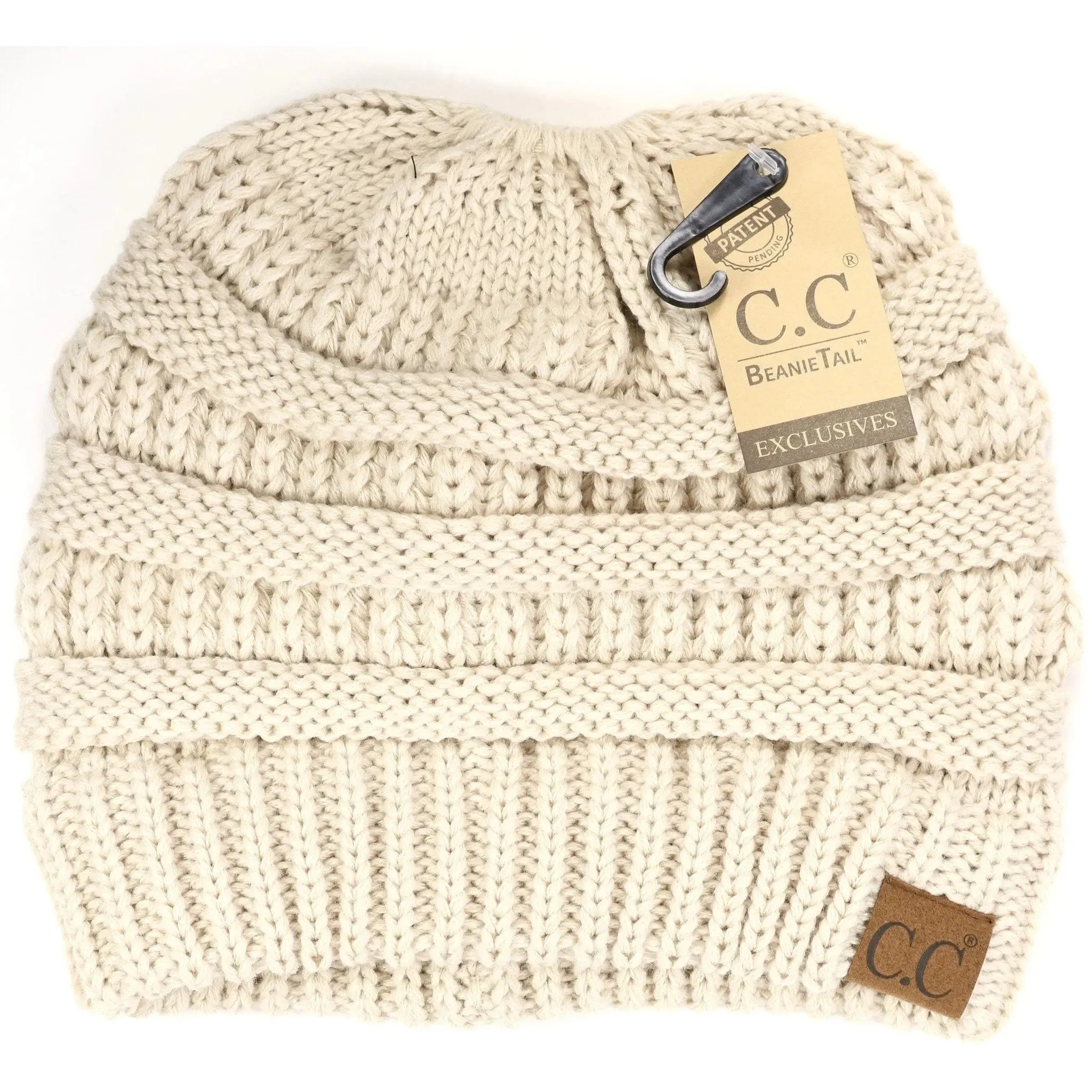 Women’s Beanie Tail CC Beanie – The Original Messy Bun Beanie