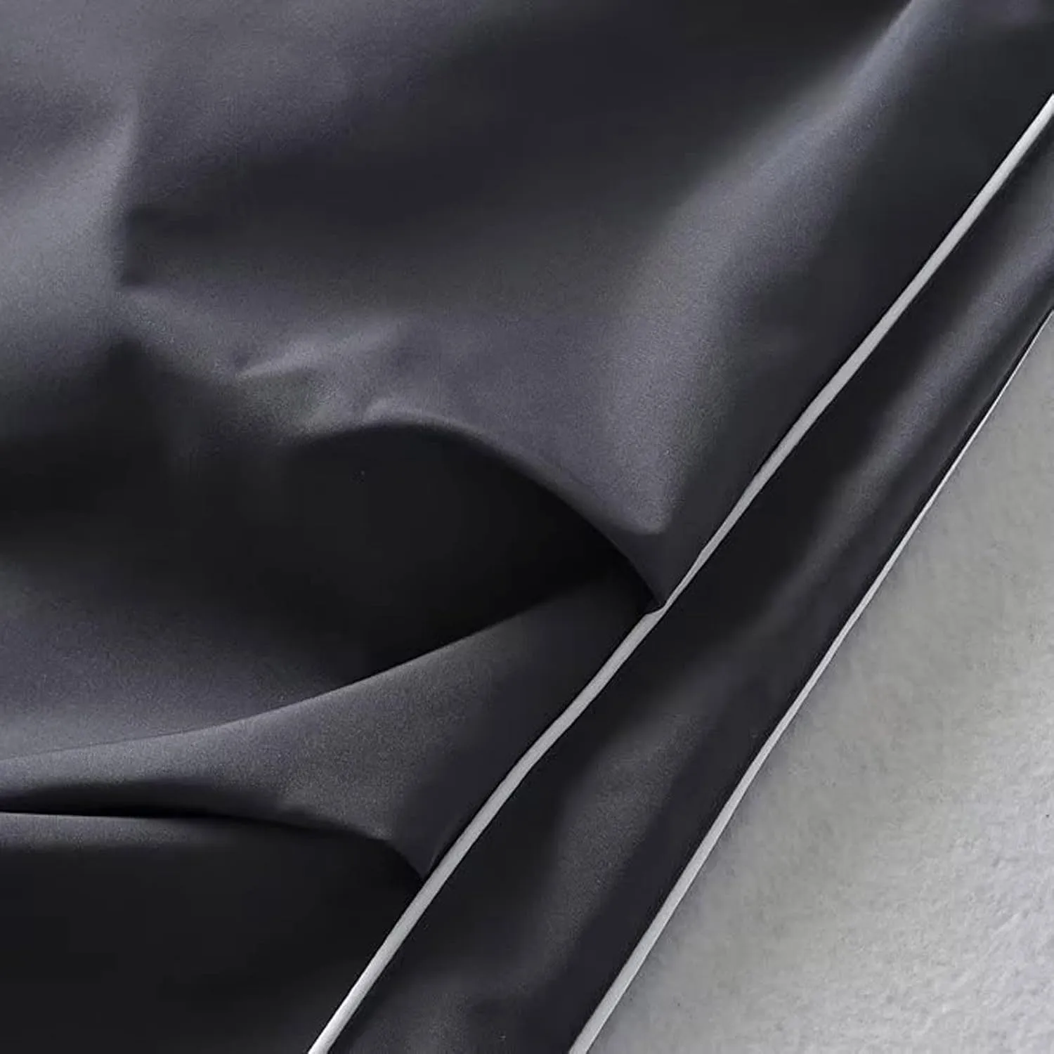 Women's Casual Drawstring Midi Skirts Summer Trendy Elastic High Waist Split Back Pencil Y2k Cargo Skirt with Pocket