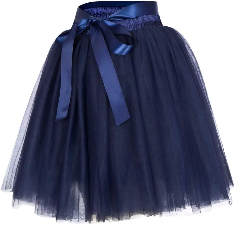 Womens Pleated Short Skirt Adult Dancing Skirt High Waist Pencil Skirts for Women Knee Length