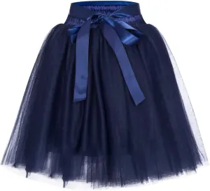 Womens Pleated Short Skirt Adult Dancing Skirt High Waist Pencil Skirts for Women Knee Length