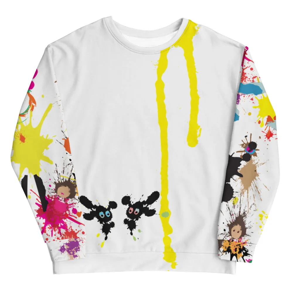 Yellow drip  Unisex Sweatshirt