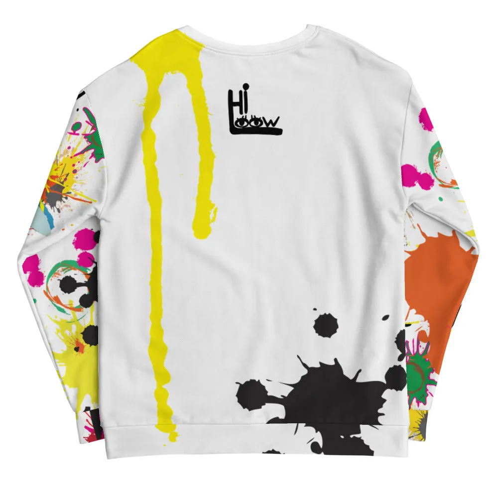 Yellow drip  Unisex Sweatshirt