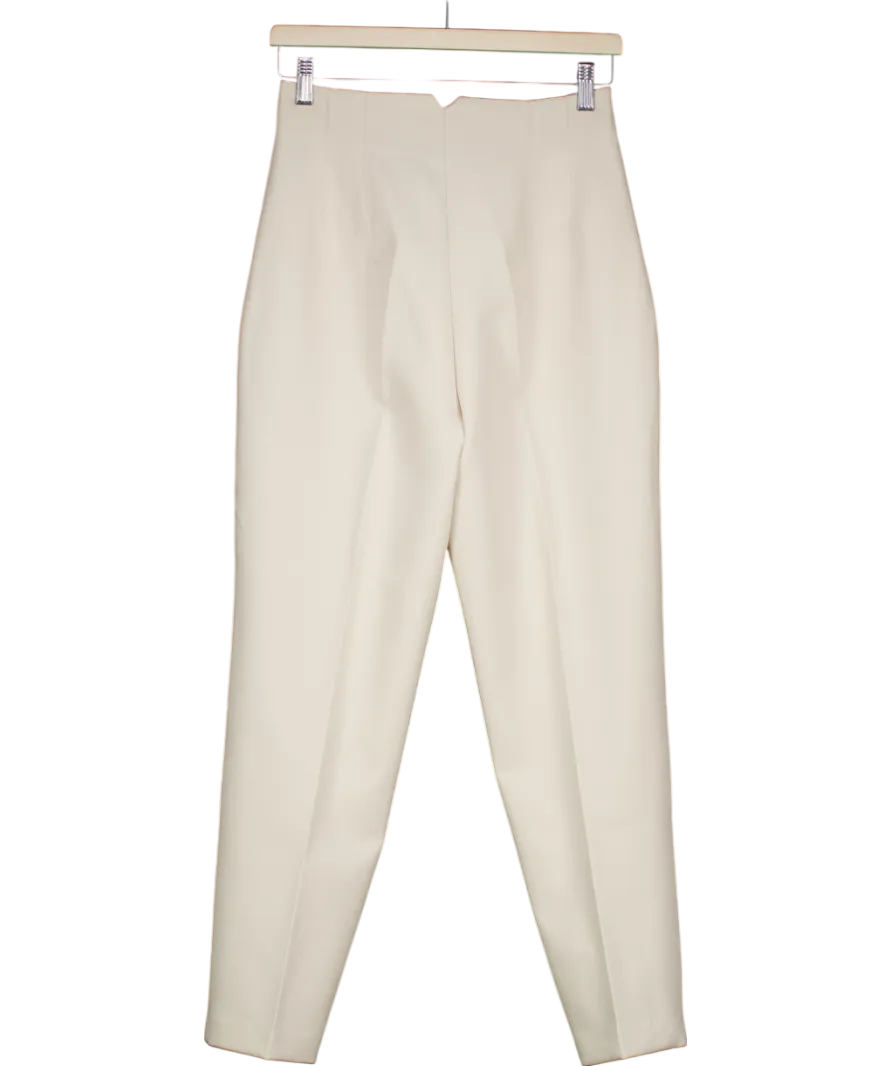 ZARA Beige Zara Tapered Trousers UK M